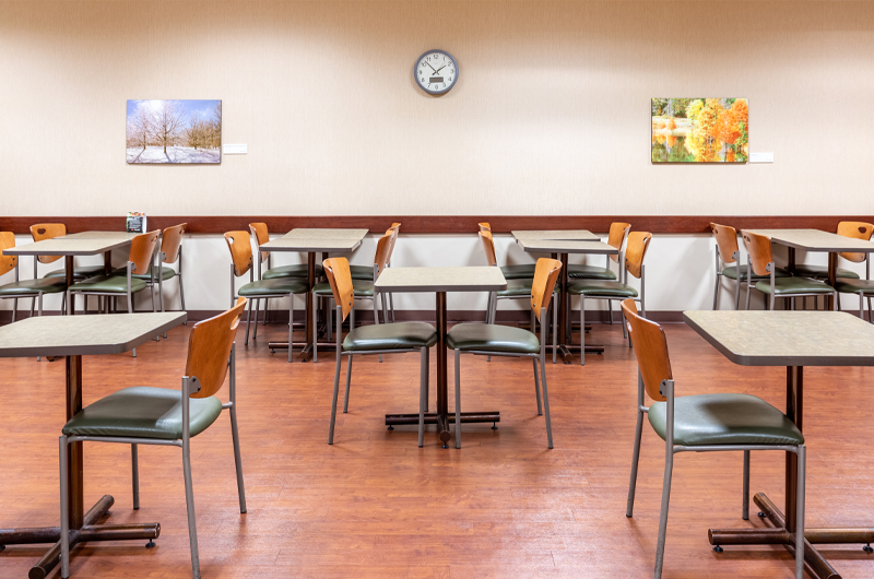 Cafeteria Seating Area