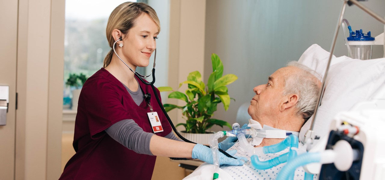 Caregivers taking care of patient