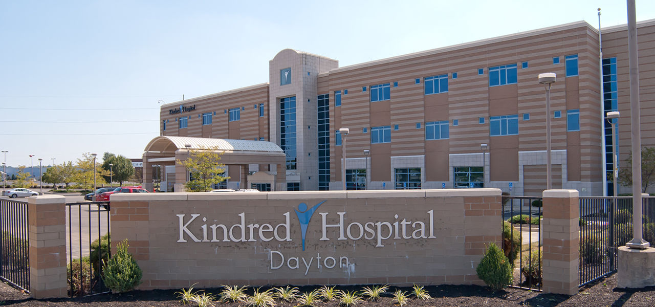 Kindred Hospital Dayton front entrance