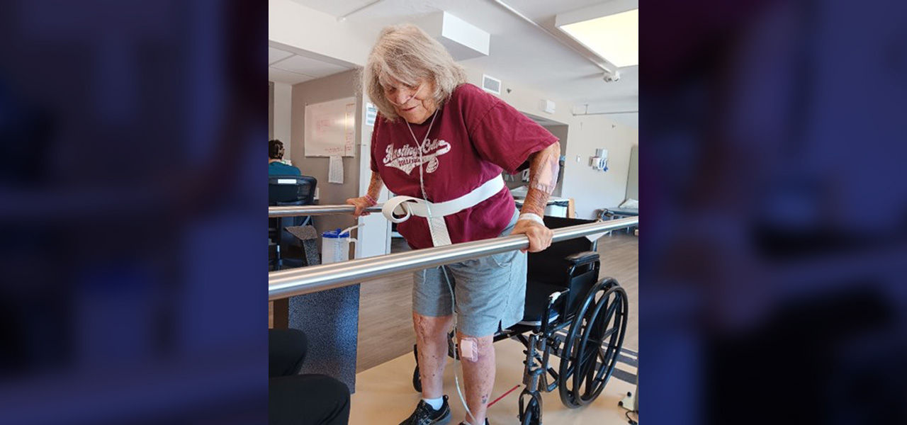 Kindred Hospital Denver patient Patricia works in rehab gym and shares her story of successful recovery