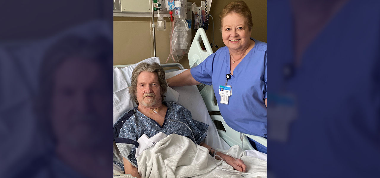 Patient with caregiver