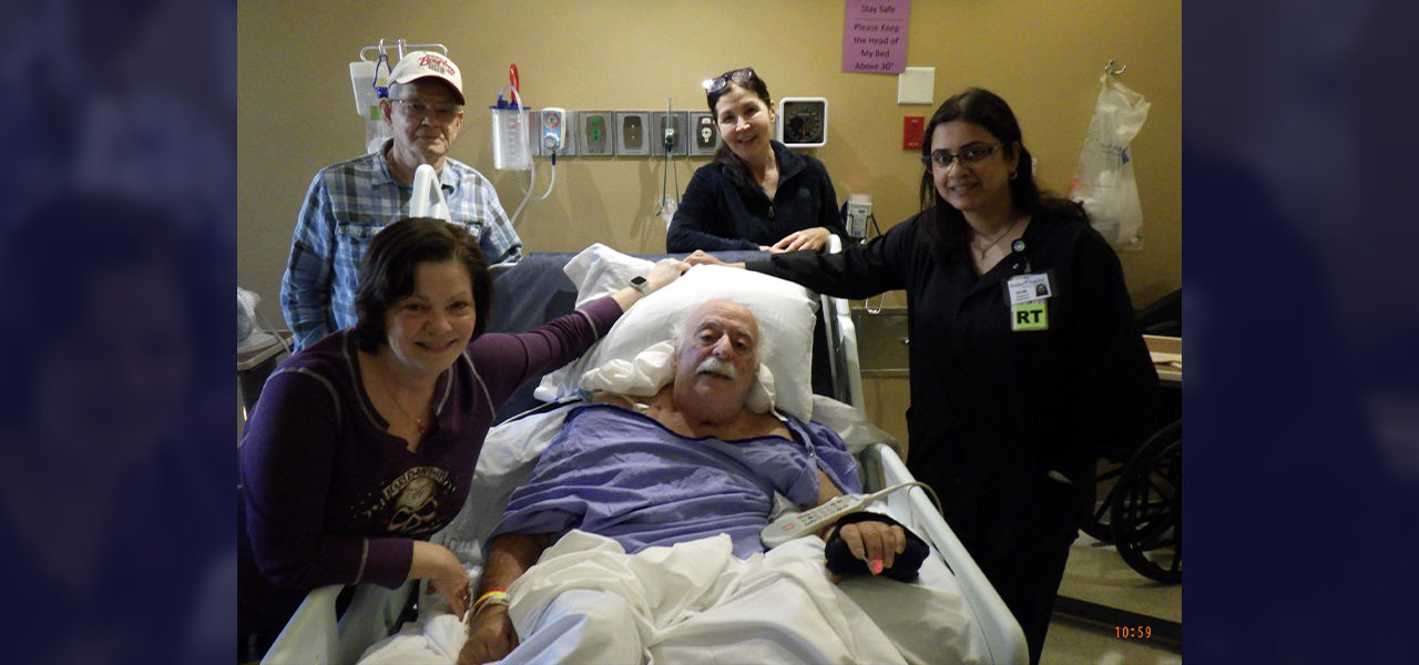 Patient with caregivers